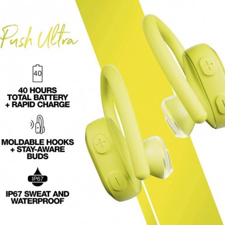 Skullcandy Push Ultra True Wireless In-Ear – Ασύρματα Ακουστικά Electric Yellow